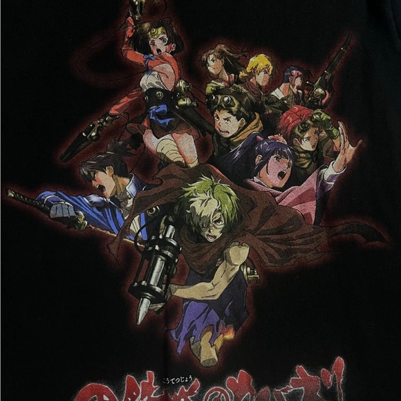 Other - Kabaneri Anime Graphic Black T-Shirt